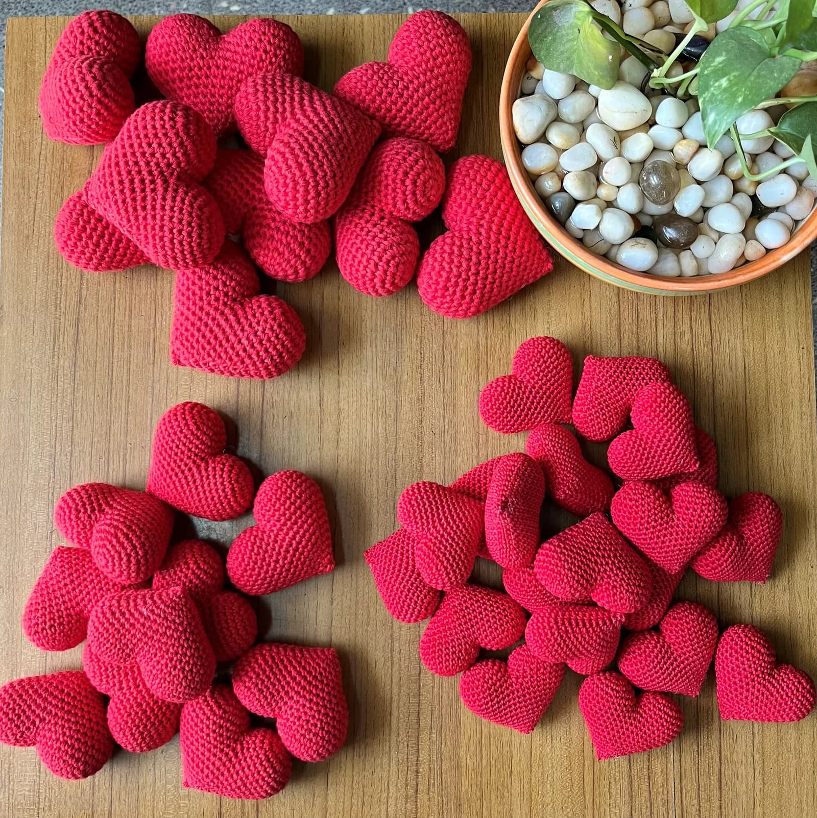 Crochet textured cushion cover