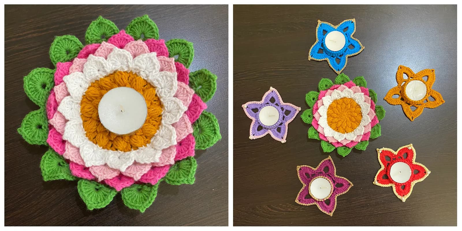 Crochet sacred thread decor item